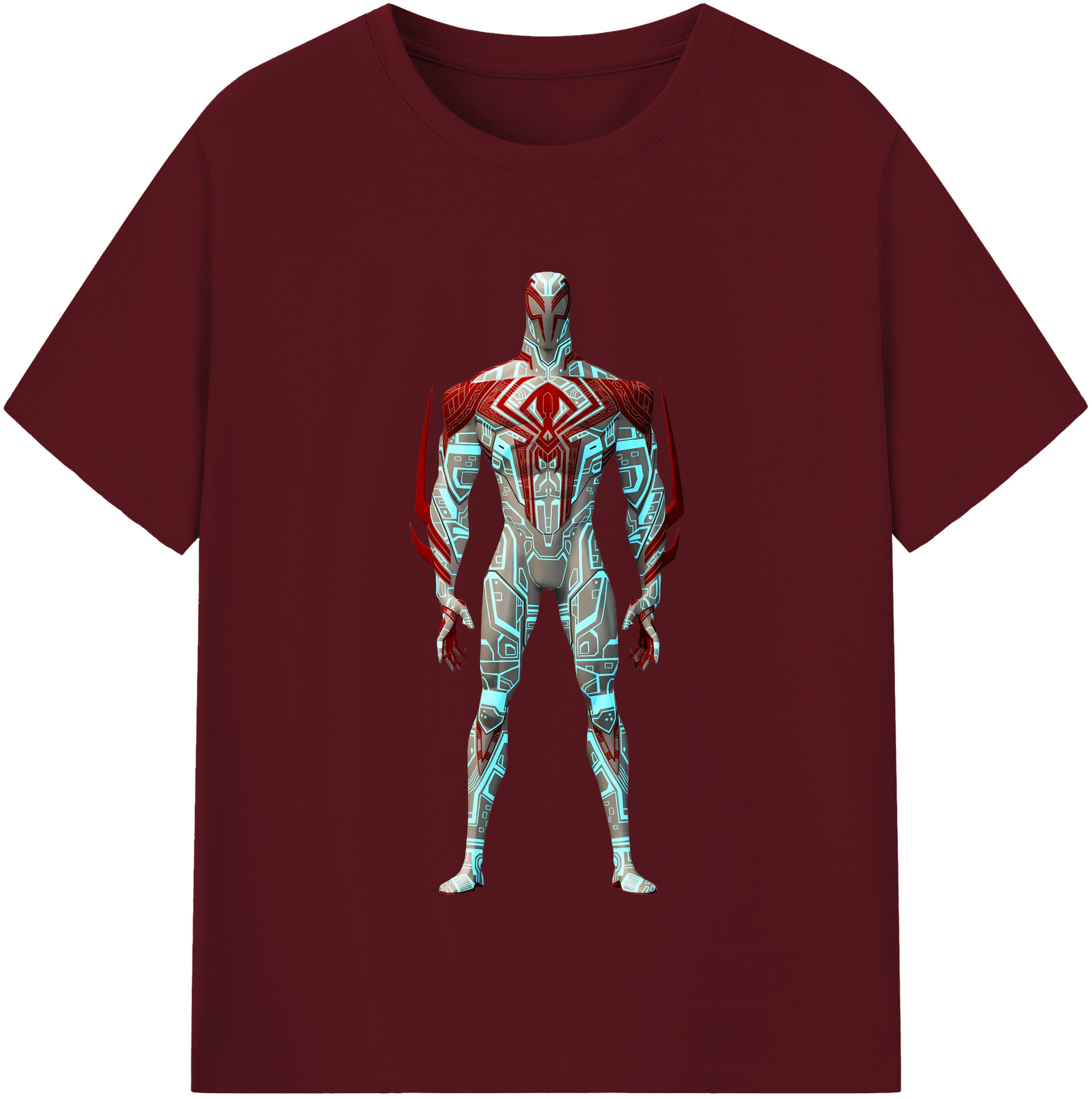 （画像用） Spider Man スパイダーマン 綿100％半袖Tシャツ（フロントプリント）